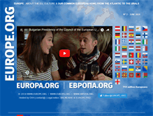 Tablet Screenshot of europe.org